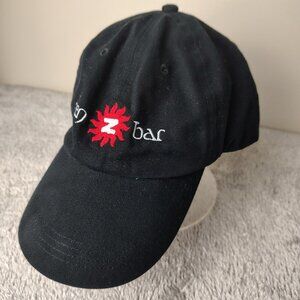 VIntage Dive Bar Hat Strapback Adjustable Black ZEN BAR Connecticut Logo Y2K